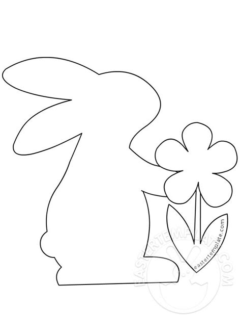 This bunny feet template is a basic black and white line. Easter Bunny Template Archivi - Easter Template