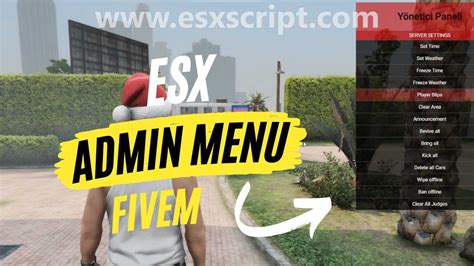 Admin Menu Fivem Esx Esx Scripts