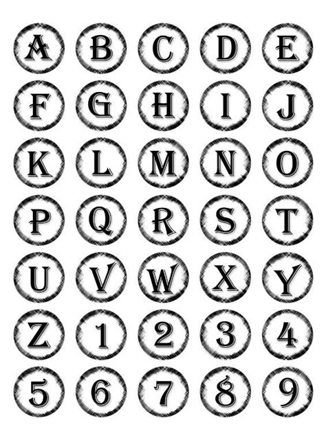 alphabet letters and numbers bottlecap images by carielewyn