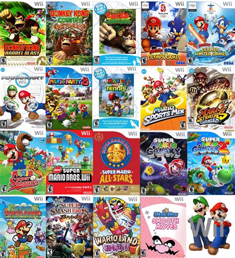 Marios Wii Games By Sonictoast On Deviantart