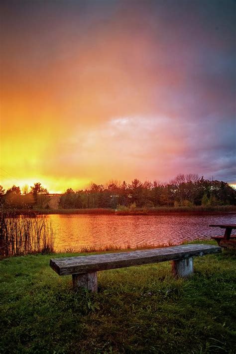 Sunset At The Pond Photograph By Lynn Bauer Fine Art America