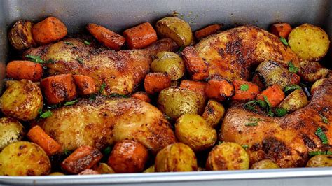 Perfect Roasted Chicken And Potatoes Baked Chicken And Potatoes Youtube