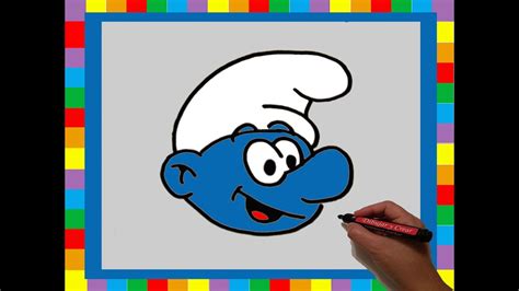 Como Dibujar A Un Pitufo How To Draw A Smurf Dibujarycrear Youtube