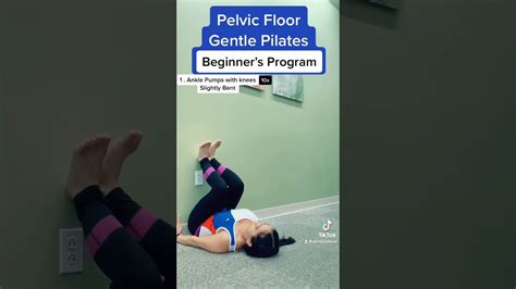 Weak Pelvic Floor Beginners Pilates Wall Support Series For Pelvic