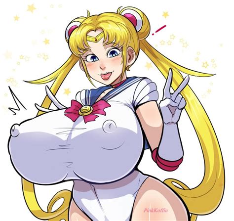 Rule Xyz Bishoujo Senshi Sailor Moon Sailor Moon Usagi Tsukino Pinkkoffin Big Areola