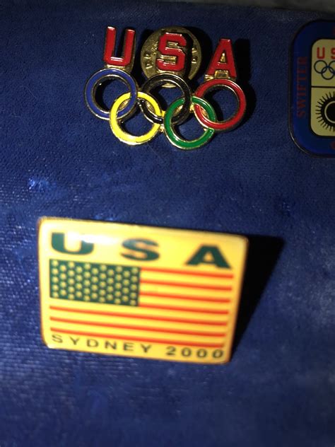 Vintage Usa Olypmic Lapel Pins Usa Lapel Pins United States Olympic