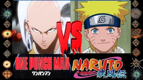Saitama One Punch Man Vs Naruto Masashi Kishimoto