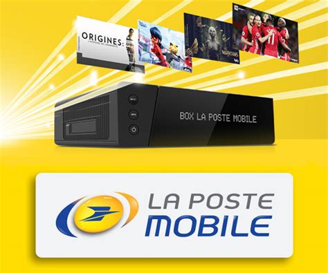 La Poste Mobile Promo Box THD ADSL MaxiBonsPlans