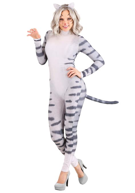 Womens Nimble Tabby Cat Costume