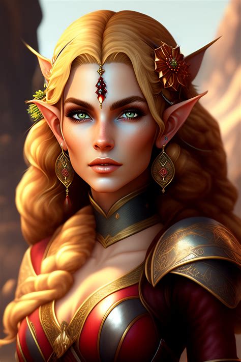 Lexica Beautiful Elf Female Skin Western Cartoon