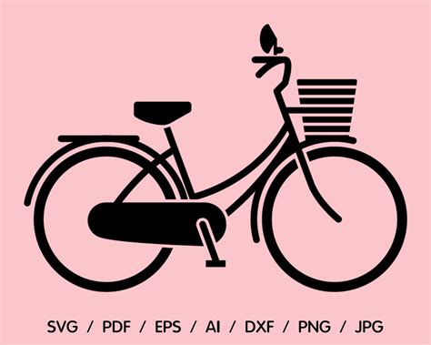 Bicycle Svg Bike Svg Bicycle Silhouette Svg Cycling Svg Sport Etsy