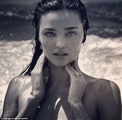 Miranda Kerr Bares All As She Poses Nude On The Beach For Her New