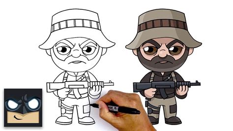How To Draw Captain Price Call Of Duty