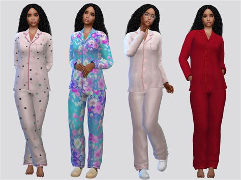 The Sims Resource Fullbody Sleepwear Women