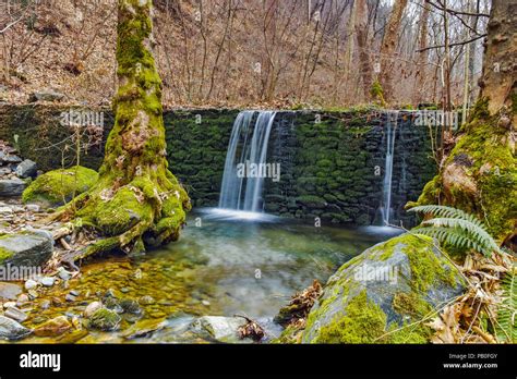 Amazing Waterfall On Crazy Mary River Belasitsa Mountain Bulgaria