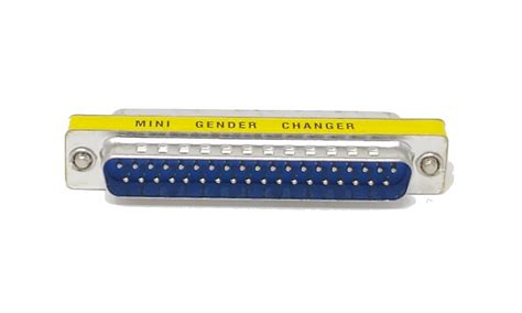 Slimline Gender Changer Db37 Mm Micro Connectors Inc