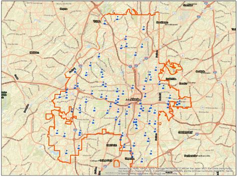 Atlanta School Locations Urex Srn Data Portal