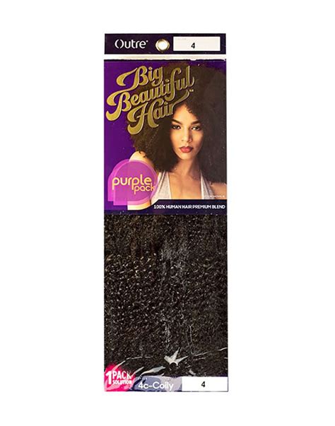 Outre 4c Coily Purple 1 Pack Weave Big Beautiful Hair Collection Wiggit