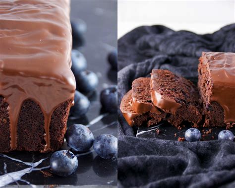 Amaretti kuchen mit heidelbeeren und schneehäubchen. Schokoladen-Blaubeer-Kuchen