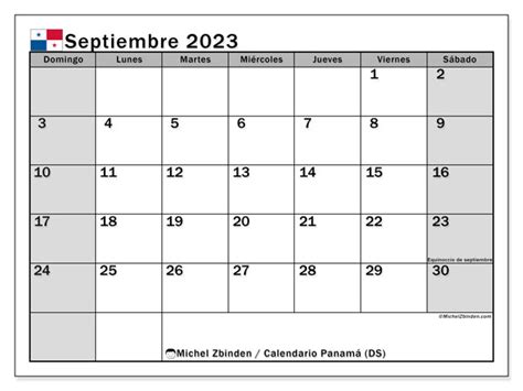 Calendario Septiembre De 2023 Para Imprimir “503ds” Michel Zbinden Pa