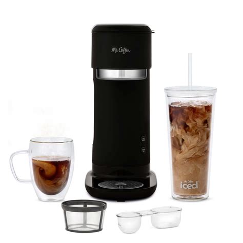 Mr Coffee Single Serve Iced And Hot Coffee Maker With Reusable Tumbler