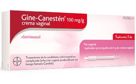 Gine Canestén 100 mg g Crema Vaginal Bayer Te Cuida