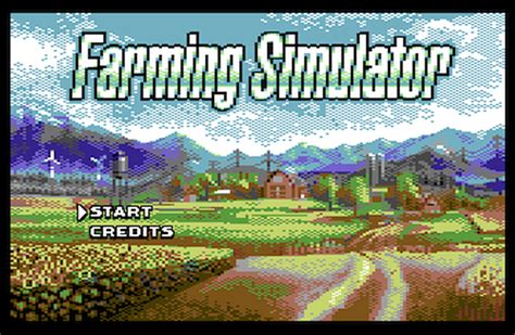 Farming Simulator C64 Retro Gamer Nation
