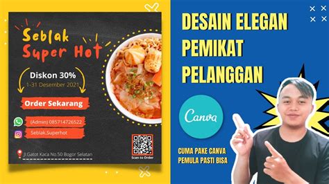 Cara Membuat Poster Promosi Makanan Di Canva Untuk Pemula How To