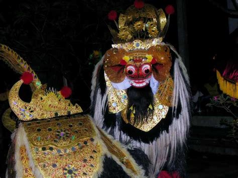 Le Barong Mystérieuse Créature Balinaise Bali Authentique