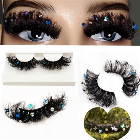 Faux Mink Long 25mm Butterfly Eyelashes 141618mm Fake Lashes With