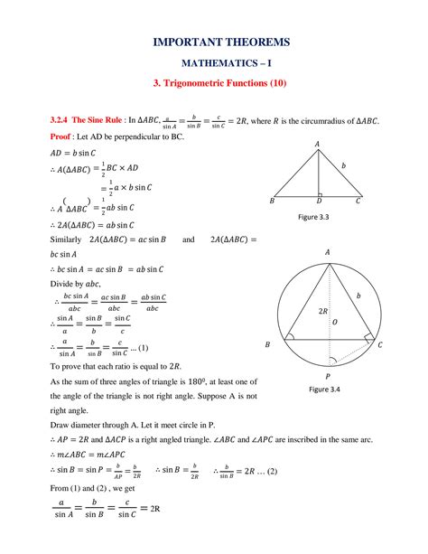Solution 12th Math Important Theorems And Solution Studypool