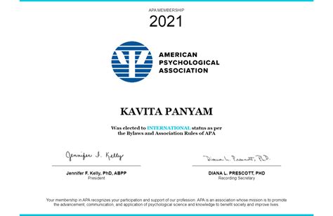 American Psychological Association Kavita Panyam Mind Suggest