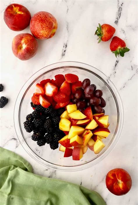 Breakfast Fruit Salad With Orange Syrup Gritsandpinecones Com