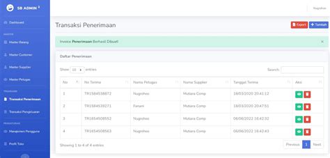 Source Code Aplikasi Inventory Barang Berbasis Codeigniter Duniamu