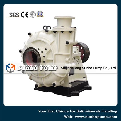 Single Stage Horizontal Centrifugal Slurry Pump Zj Series China High