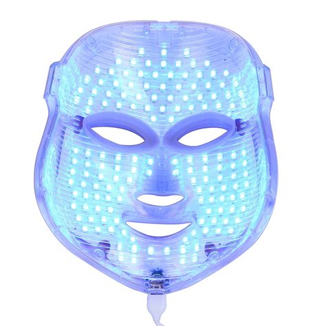 White Rechargeable 3 Led Face Mask Premium Model Led Face Masks