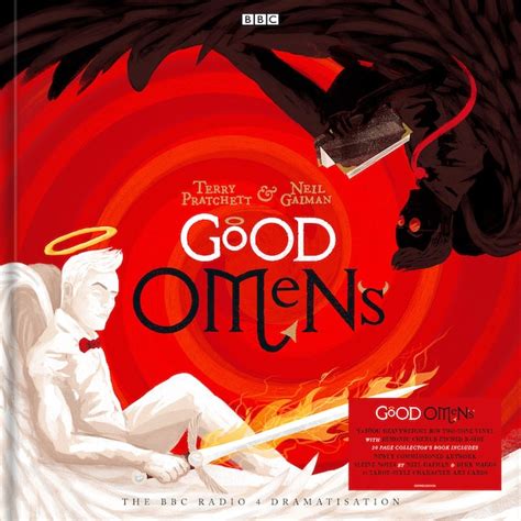 Terry Pratchett And Neil Gaiman Good Omens 4lp Black And White Vinyl