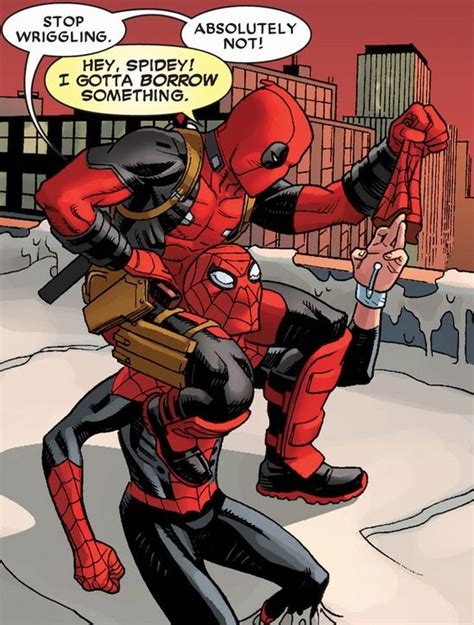 Deadpool And Spiderman Comics Pinterest Spiderman Deadpool And