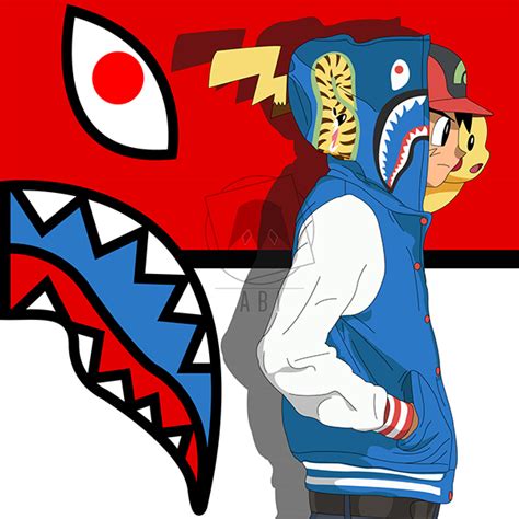 Images Of Cartoon Bape Hoodie Animated