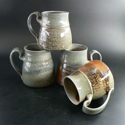 Handmade Pottery Mug Ceramic Mugs Wood And Soda Fired Etsy