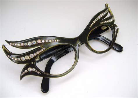 Rare Vintage Rhinestone Eyeglasses Sunglasses Frame Flickr