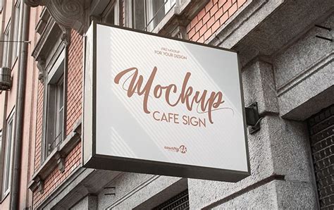 cafe sign mockup css author