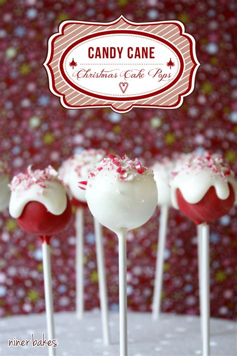 If you love christmas cake but don't want a big chunk of it, these christmas cake pops are a great idea. Candy Cane Cake Pops for Christmas | niner bakes