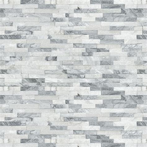 Msi Alaska Gray Ledger Panel 6 In X 24 In Textured Marble Wall Tile