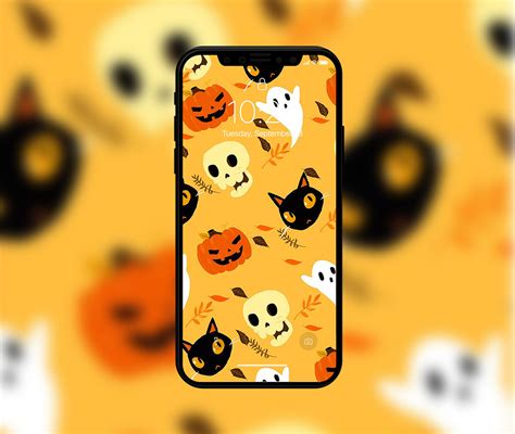 30 Adorable Halloween Mobile Wallpapers To Download Hongkiat