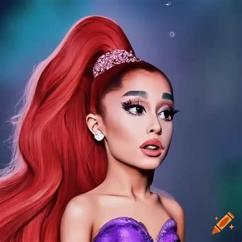 Fan Art Of Ariana Grande As The Little Mermaid