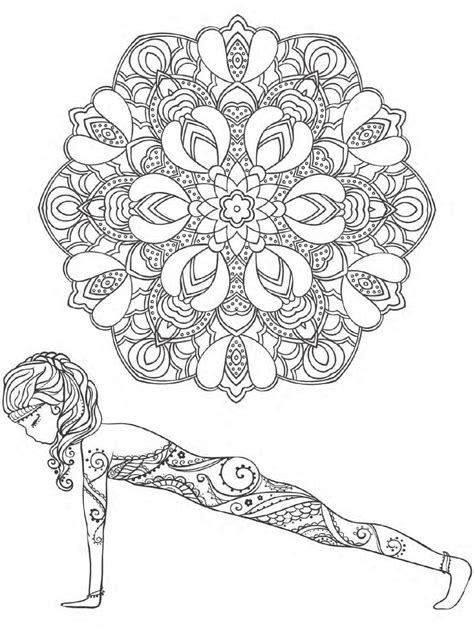 Clippedonissuu From Yoga And Meditation Coloring Book For Adults With