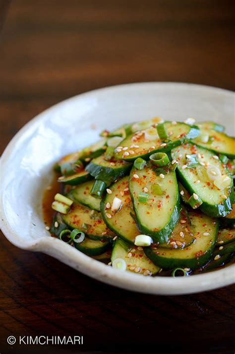 Being in korea and speaking in korean is both exciting and challnging. #Recipe : Korean Cucumber Salad (Oi Muchim) - My Favorite ...