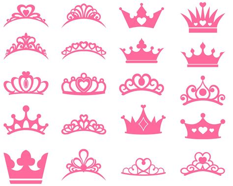 Royal Crown Svg Princess Tiara Svg King Crown Queen Crown Etsy