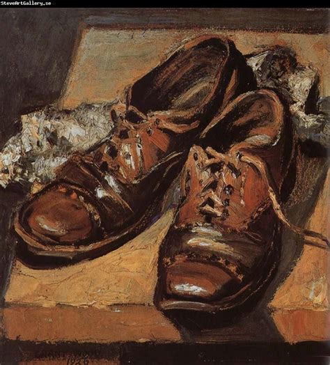 Vincent Van Gogh A Pair Of Shoes Oud Maar Nog Dagen Zat Schoenen
